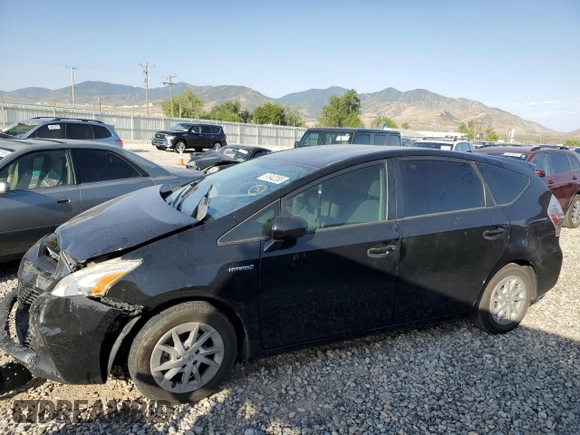 2014 Toyota Prius Two with VIN JTDZN3EU5EJ010191, listed as a Copart auction lot 61942265 with 97,922 mi miles and Salvage title. Bid and sale history available at DreamBid. Image 1.