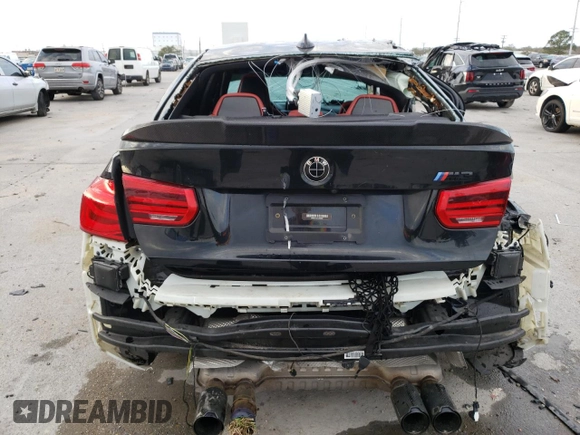 2018 BMW M3 with VIN WBS8M9C53J5K98821, listed as a Copart auction lot 37048984 with 0 mi miles. Bid and sale history available at carsss.com. Image 6.