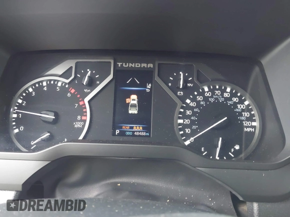 2022 Toyota Tundra 2WD SR5 with VIN 5TFLA5AB5NX011470, listed as a IAAI auction lot 41869074 with 48,488 mi miles. Bid and sale history available at carsss.com. Image 7.