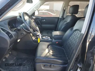 2021 Nissan Armada Platinum with VIN JN8AY2DB5M9795010, listed as a Copart auction lot 85246394 with 53,892 mi miles and Salvage Title. Bid and sale history available at carsss.com. Image 7.