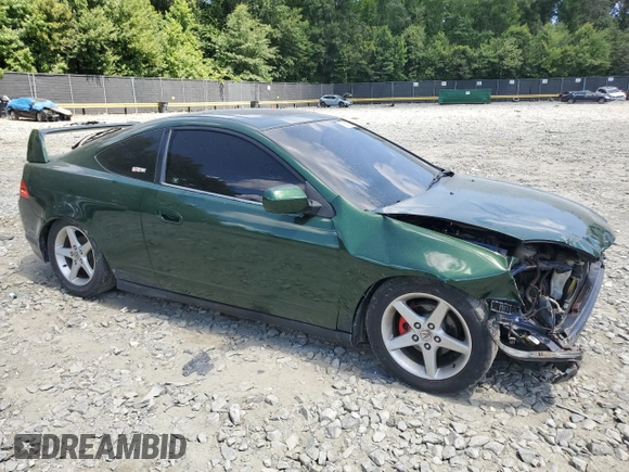 2004 Acura RSX with VIN JH4DC53864S017787, listed as a Copart auction lot 60592054 with 169,168 mi miles and Salvage Title. Bid and sale history available at carsss.com. Image 4.
