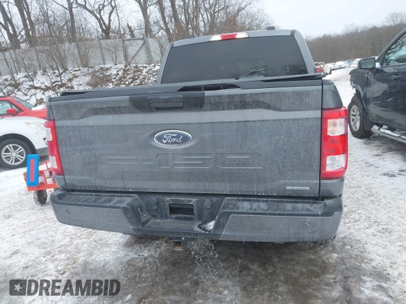 2023 Ford F-150 XL with VIN 1FTEW1EP0PFA81122, listed as a IAAI auction lot 41375754 with 25,249 mi miles. Bid and sale history available at carsss.com. Image 16.