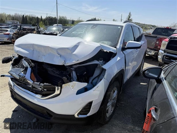 2020 GMC Terrain SLE z VIN 3GKALTEV6LL119894, wystawiony jako Copart lot #57132205 z przebiegiem Nie podano mil oraz Szkoda całkowita • Salvage title. Historia ofert i sprzedaży dostępna na DreamBid. Obrazek 1.