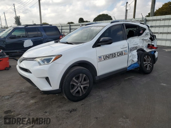 2018 Toyota RAV4 LE with VIN JTMZFREV4JJ165124, listed as a Copart auction lot 42729615 with 95,205 mi miles and Salvage Title. Bid and sale history available at carsss.com. Image 1.