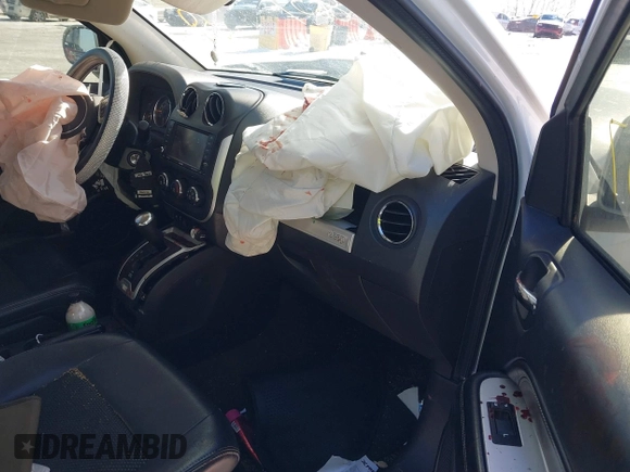 2014 Jeep Compass Latitude with VIN 1C4NJCEB1ED560365, listed as a IAAI auction lot 41348657 with 108,931 mi miles. Bid and sale history available at carsss.com. Image 5.
