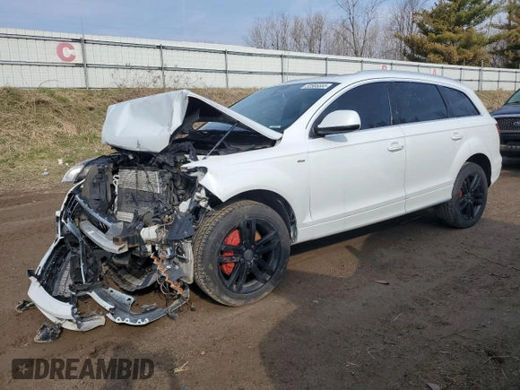 2015 Audi Q7 Vorsprung Edition with VIN WA1WGCFE2FD022264, listed as a Copart auction lot 52585555 with 151,348 mi miles and Clean title. Bid and sale history available at DreamBid. Image 1.