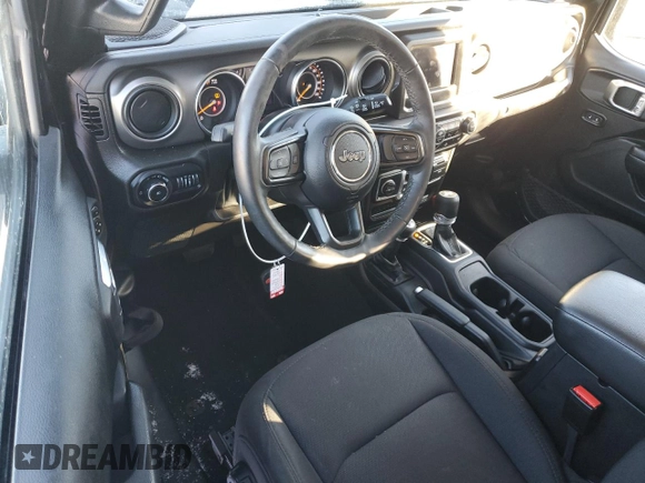 2022 Jeep Wrangler Sport with VIN 1C4HJXAG8NW200391, listed as a Copart auction lot 88103415 with 32,085 mi miles and Salvage Title. Bid and sale history available at DreamBid. Image 8.
