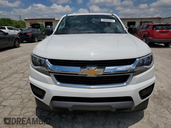 2019 Chevrolet Colorado 2WD Work Truck with VIN 1GCHSBEN8K1233103, listed as a Copart auction lot 59046504 with 53,444 mi miles and Salvage Title. Bid and sale history available at carsss.com. Image 5.