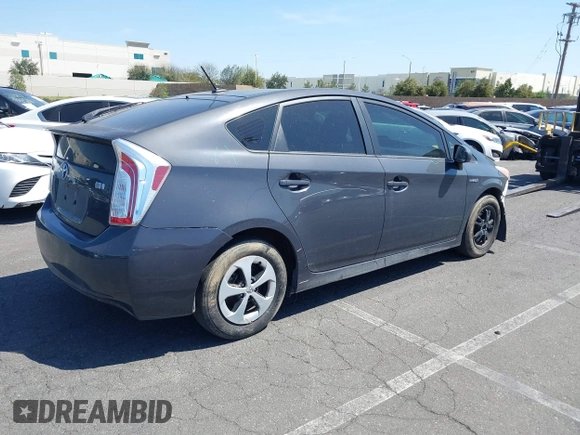 2015 Toyota Prius Four with VIN JTDKN3DU5F0440037, listed as a IAAI auction lot 41847530 with 160,793 mi miles. Bid and sale history available at carsss.com. Image 4.