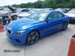2018 BMW 4 Series 440i z VIN WBA4Z5C56JEE16537, wystawiony jako IAAI lot #42432394 z przebiegiem 56 053 mil mil oraz . Historia ofert i sprzedaży dostępna na DreamBid. Obrazek 2.