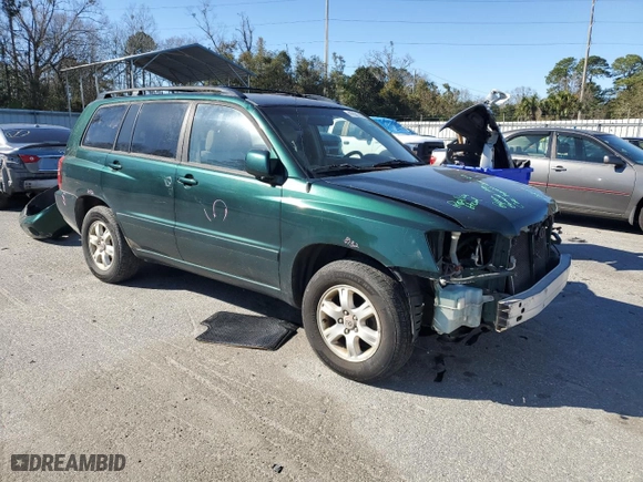 2003 Toyota Highlander with VIN JTEGF21AX30084943, listed as a Copart auction lot 47821775 with 176,843 mi miles and Salvage Title. Bid and sale history available at carsss.com. Image 4.