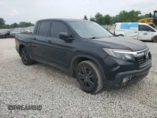 2019 Honda Ridgeline Sport with VIN 5FPYK2F19KB007811, listed as a Copart auction lot 60215205 with 189,323 mi miles and Salvage title. Bid and sale history available at DreamBid. Image 4.