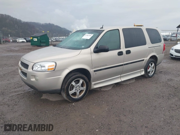 2007 Chevrolet Uplander Cargo with VIN 1GBDV13117D124394, listed as a IAAI auction lot 41987266 with 44,956 mi miles. Bid and sale history available at carsss.com. Image 2.