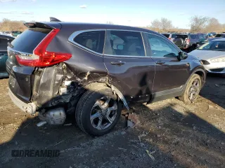 2019 Honda CR-V EX with VIN 2HKRW1H59KH507111, listed as a Copart auction lot 42679415 with 42,909 mi miles and Salvage Title. Bid and sale history available at carsss.com. Image 3.