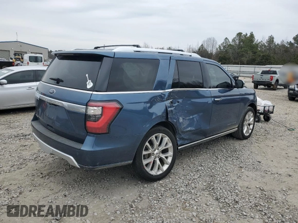 2018 Ford Expedition Platinum with VIN 1FMJU1LT7JEA57414, listed as a Copart auction lot 45929665 with 145,605 mi miles and Salvage Title. Bid and sale history available at carsss.com. Image 3.
