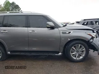2018 Infiniti QX80 with VIN JN8AZ2NFXJ9664942, listed as a IAAI auction lot 41817171 with 126,294 mi miles. Bid and sale history available at carsss.com. Image 19.