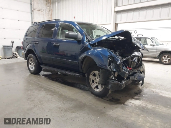 2004 Dodge Durango SLT with VIN 1D4HB48D34F119162, listed as a IAAI auction lot 42398100 with 71,908 mi miles and . Bid and sale history available at DreamBid. Image 1.