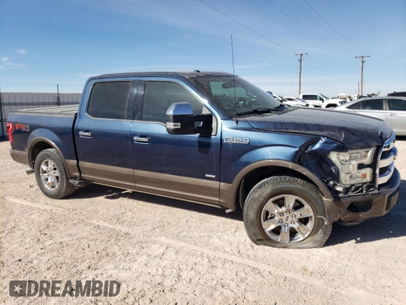 2017 Ford F-150 XL with VIN 1FTEW1EG8HFA97571, listed as a Copart auction lot 85081324 with 151,332 mi miles and Clean Title. Bid and sale history available at carsss.com. Image 4.