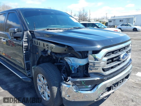 2022 Ford F-150 XL with VIN 1FTEW1EP6NFA39874, listed as a IAAI auction lot 41942202 with 34,545 mi miles. Bid and sale history available at carsss.com. Image 6.