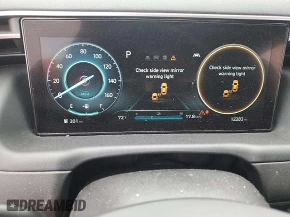 2023 Hyundai Santa Cruz SEL with VIN 5NTJCDAE2PH045100, listed as a Copart auction lot 48931365 with 12,283 mi miles and Salvage title. Bid and sale history available at DreamBid. Image 9.
