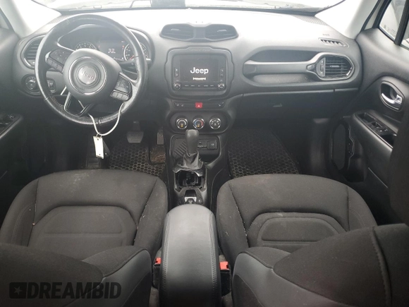 2017 Jeep Renegade Altitude with VIN ZACCJABB4HPF69471, listed as a Copart auction lot 71410304 with 89,519 mi miles and Salvage title. Bid and sale history available at DreamBid. Image 8.