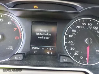 2014 Audi A4 Premium Plus with VIN WAUFFAFLXEN036625, listed as a IAAI auction lot 41876874 with 150,374 mi miles. Bid and sale history available at carsss.com. Image 15.