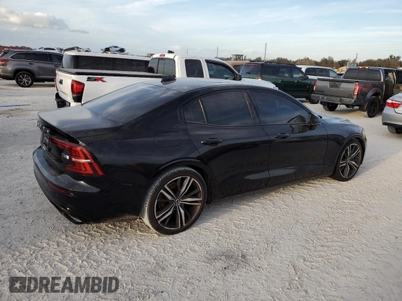 2020 Volvo S60 R-Design with VIN 7JR102FM3LG072611, listed as a Copart auction lot 76905744 with 0 mi miles and Non Repairable. Bid and sale history available at carsss.com. Image 3.