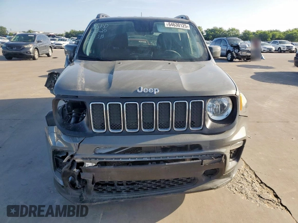 2019 Jeep Renegade Latitude with VIN ZACNJABB7KPK43919, listed as a Copart auction lot 64630125 with 5,193 mi miles and Clean title. Bid and sale history available at DreamBid. Image 5.