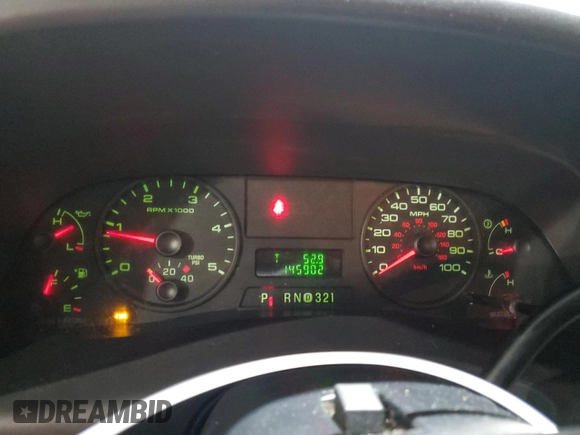2005 Ford F-250 XL with VIN 1FTSX21P35EB41618, listed as a Copart auction lot 47006395 with 145,902 mi miles and Salvage Title. Bid and sale history available at DreamBid. Image 9.