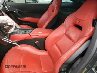 2018 Chevrolet Corvette Z06 2LZ z VIN 1G1YS2D64J5600282, wystawiony jako Copart lot #56250545 z przebiegiem Nie podano mil oraz Szkoda całkowita • Salvage title. Historia ofert i sprzedaży dostępna na DreamBid. Obrazek 10.