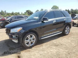 2014 Mercedes-Benz M 350 with VIN 4JGDA5HB4EA342520, listed as a Copart auction lot 61427575 with 60,600 mi miles and Salvage title. Bid and sale history available at DreamBid. Image 1.