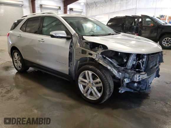 2019 Chevrolet Equinox Premier with VIN 2GNAXYEX4K6254607, listed as a Copart auction lot 46496595 with 69,506 mi miles and Salvage Title. Bid and sale history available at DreamBid. Image 4.