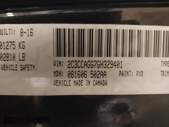2016 Chrysler 300 S z VIN 2C3CCAGG7GH329401, wystawiony jako IAAI lot #41486084 z przebiegiem 163 942 mil mil oraz . Historia ofert i sprzedaży dostępna na DreamBid. Obrazek 9.