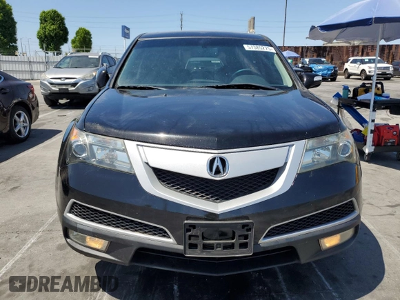 2012 Acura MDX with VIN 2HNYD2H2XCH541172, listed as a Copart auction lot 57385275 with 152,437 mi miles and Salvage title. Bid and sale history available at DreamBid. Image 5.