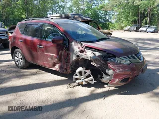 2012 Nissan Murano SL z VIN JN8AZ1MW5CW211442, wystawiony jako IAAI lot #42304088 z przebiegiem 195 937 mil mil oraz . Historia ofert i sprzedaży dostępna na DreamBid. Obrazek 1.