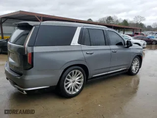 2022 Cadillac Escalade Premium Luxury with VIN 1GYS3CKL9NR180892, listed as a Copart auction lot 42823935 with 67,540 mi miles and Clean Title. Bid and sale history available at carsss.com. Image 3.