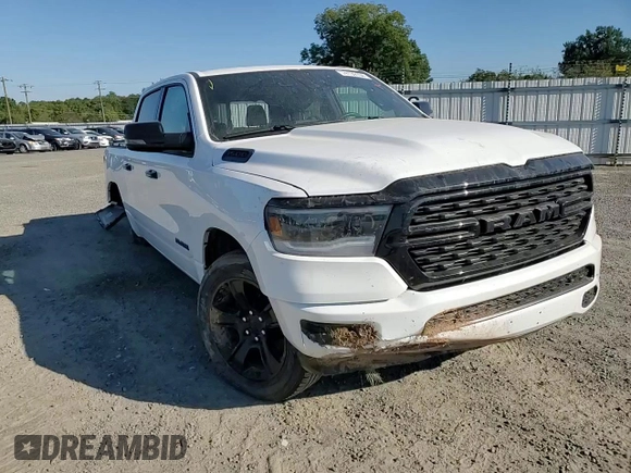 2023 Ram 1500 Big Horn with VIN 1C6RRFFGXPN666856, listed as a Copart auction lot 74139104 with 48,597 mi miles and Salvage title. Bid and sale history available at DreamBid. Image 11.