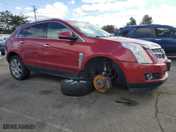 2012 Cadillac SRX Performance Collection with VIN 3GYFNEE3XCS564208, listed as a Copart auction lot 47918335 with NaN miles and Salvage Title. Bid and sale history available at carsss.com. Image 4.
