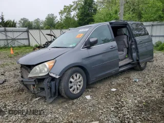 2010 Honda Odyssey EX z VIN 5FNRL3H44AB077917, wystawiony jako Copart lot #56162825 z przebiegiem 237 768 mil mil oraz Szkoda całkowita • Salvage title. Historia ofert i sprzedaży dostępna na DreamBid. Obrazek 1.