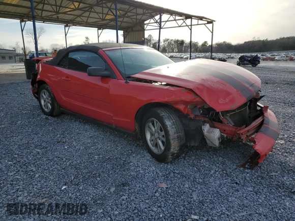 2008 Ford Mustang Deluxe with VIN 1ZVHT84N385146001, listed as a Copart auction lot 45558095 with 222,148 mi miles and Salvage Title. Bid and sale history available at carsss.com. Image 4.