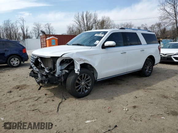 2021 Ford Expedition Max Limited z VIN 1FMJK1KT3MEA18749, wystawiony jako Copart lot #49966785 z przebiegiem 57 994 mil mil oraz Nie do naprawy • Non repairable. Historia ofert i sprzedaży dostępna na DreamBid. Obrazek 1.