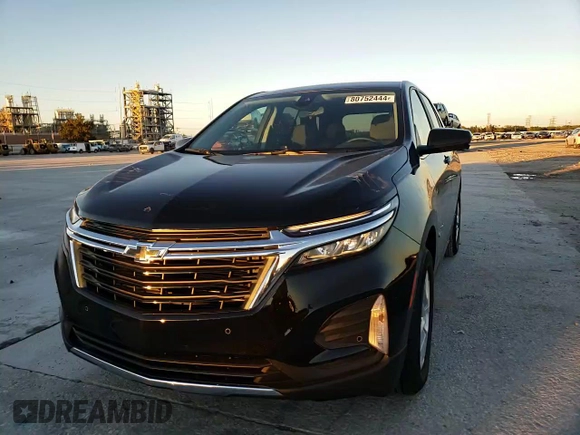 2024 Chevrolet Equinox LT with VIN 3GNAXKEG8RL204098, listed as a Copart auction lot 80752444 with 5,340 mi miles and Clean Title. Bid and sale history available at DreamBid. Image 12.