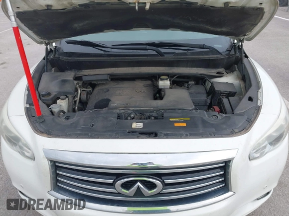 2013 Infiniti JX35 with VIN 5N1AL0MM5DC325574, listed as a IAAI auction lot 42011771 with 173,656 mi miles and . Bid and sale history available at DreamBid. Image 10.
