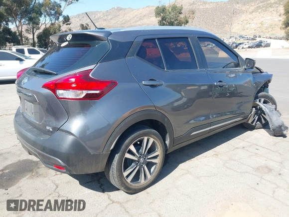 2018 Nissan Kicks SV with VIN 3N1CP5CUXJL511291, listed as a IAAI auction lot 42393541 with 144,642 mi miles and . Bid and sale history available at DreamBid. Image 4.