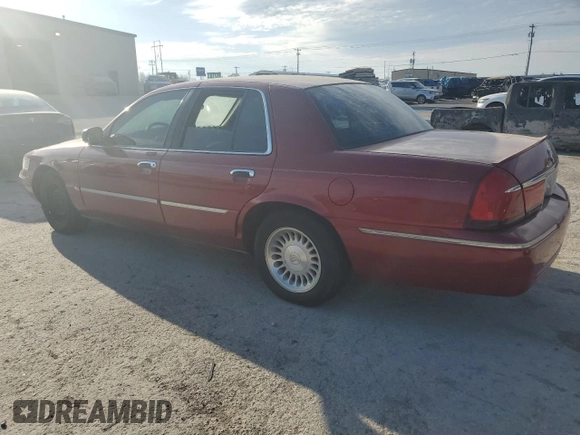 2000 Mercury Grand Marquis LS z VIN 2MEFM75W9YX641907, wystawiony jako Copart lot #50722975 z przebiegiem 152 108 mil mil oraz Szkoda całkowita • Salvage title. Historia ofert i sprzedaży dostępna na DreamBid. Obrazek 2.