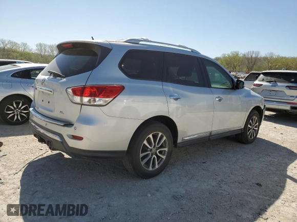 2013 Nissan Pathfinder SL z VIN 5N1AR2MN9DC634984, wystawiony jako Copart lot #53238785 z przebiegiem 165 754 mil mil oraz Czysty tytuł • Clean title. Historia ofert i sprzedaży dostępna na DreamBid. Obrazek 3.
