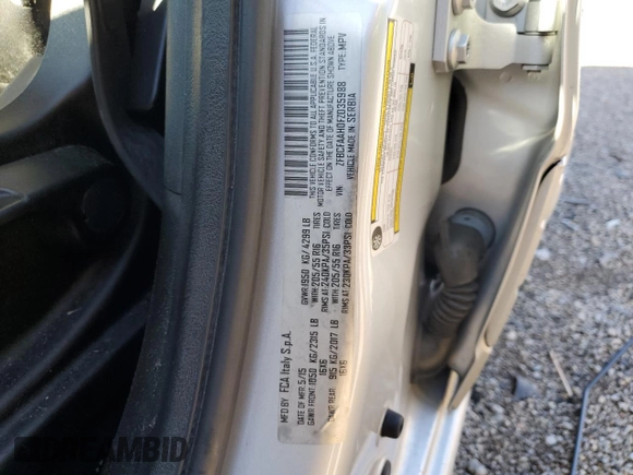 2015 FIAT 500L Pop with VIN ZFBCFAAH0FZ035988, listed as a Copart auction lot 72467544 with 50,168 mi miles and Salvage Title. Bid and sale history available at carsss.com. Image 13.