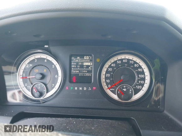 2018 Ram 1500 Express with VIN 3C6RR7KG7JG198449, listed as a IAAI auction lot 41611045 with 101,135 mi miles and . Bid and sale history available at DreamBid. Image 7.