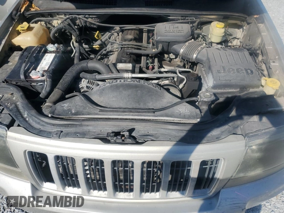 2004 Jeep Grand Cherokee with VIN 1J8GX48S84C329291, listed as a Copart auction lot 43295185 with 234,680 mi miles and Salvage title. Bid and sale history available at DreamBid. Image 12.