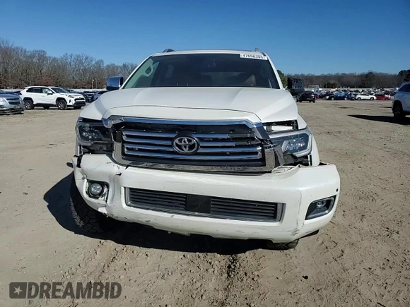 2019 Toyota Sequoia Platinum with VIN 5TDDY5G17KS166005, listed as a Copart auction lot 47090395 with 90,899 mi miles and Salvage Title. Bid and sale history available at carsss.com. Image 11.